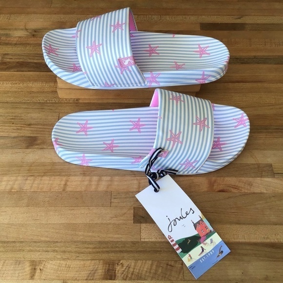 Joules poolside Starfish slide sandals. Size 7 NWT - Picture 5 of 5